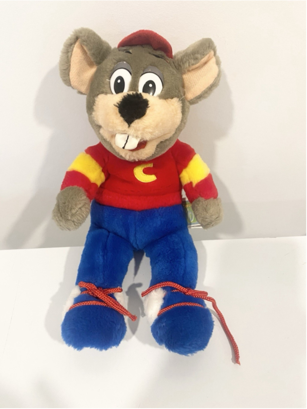 Vintage 1999 Chuck E Cheese Plush 12” Kids Stuff Charm Company Mouse Mascot